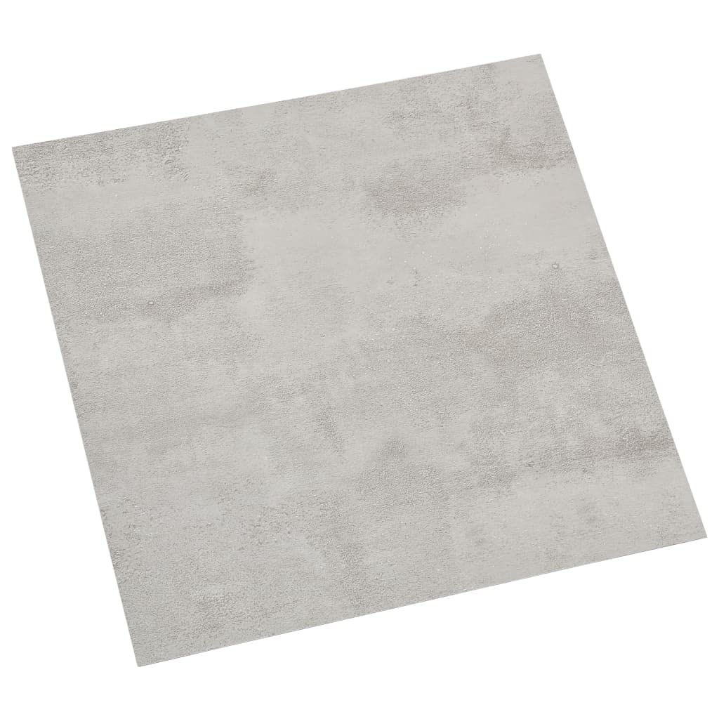 vidaXL 55x Listoni per Pavimenti Autoadesivi Laminato Vinile Parquet Doghe Casa Tavole Piastrelle Fai da Te Assi Rivestimenti in PVC Grigio Chiaro