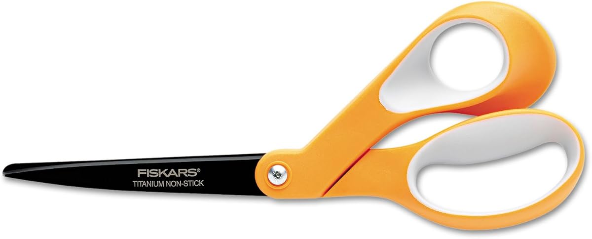 8 Inch Non-stick Titanium Softgrip Scissors