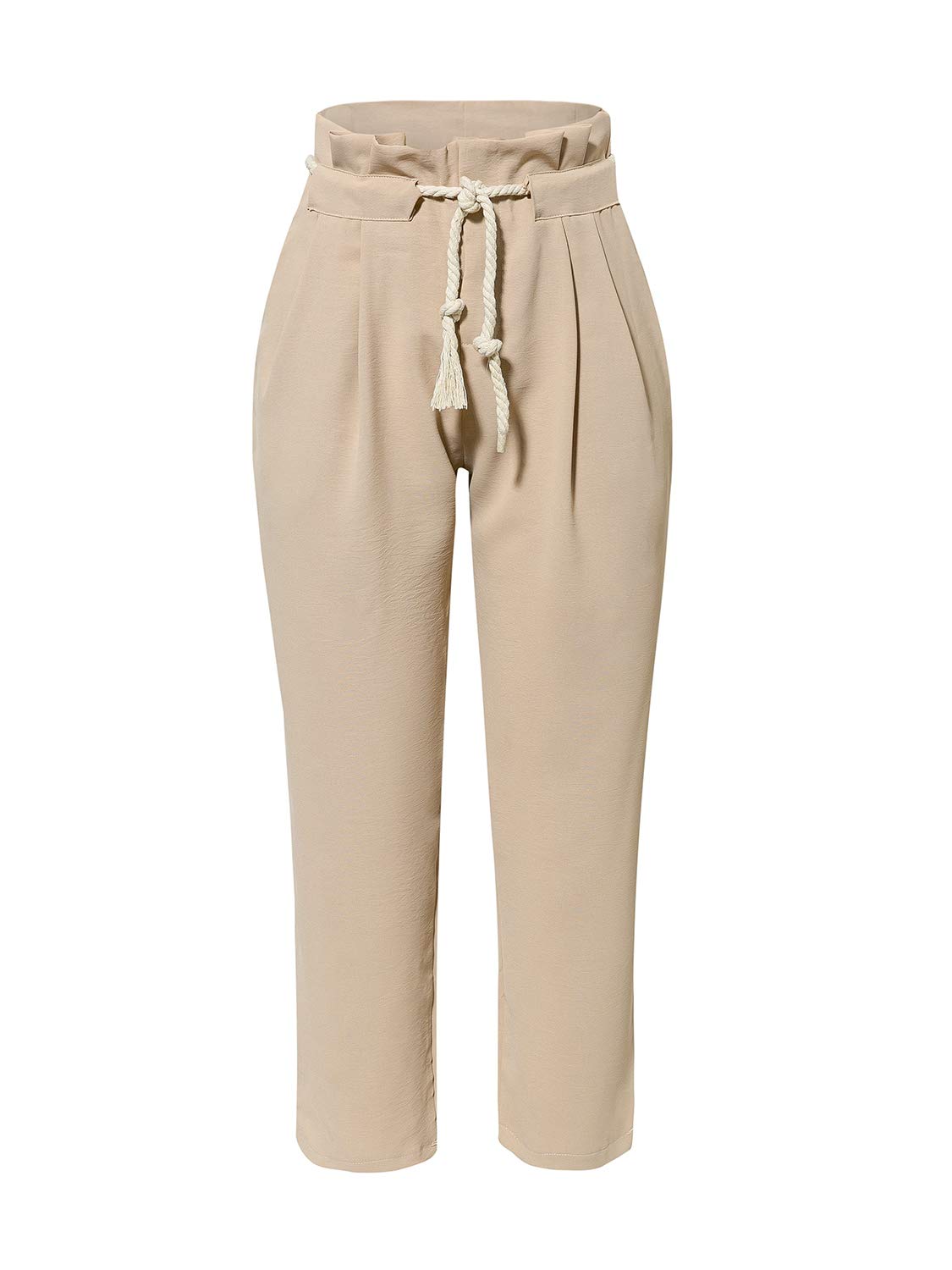 women's slim straight leg stretch casual pants with pockets