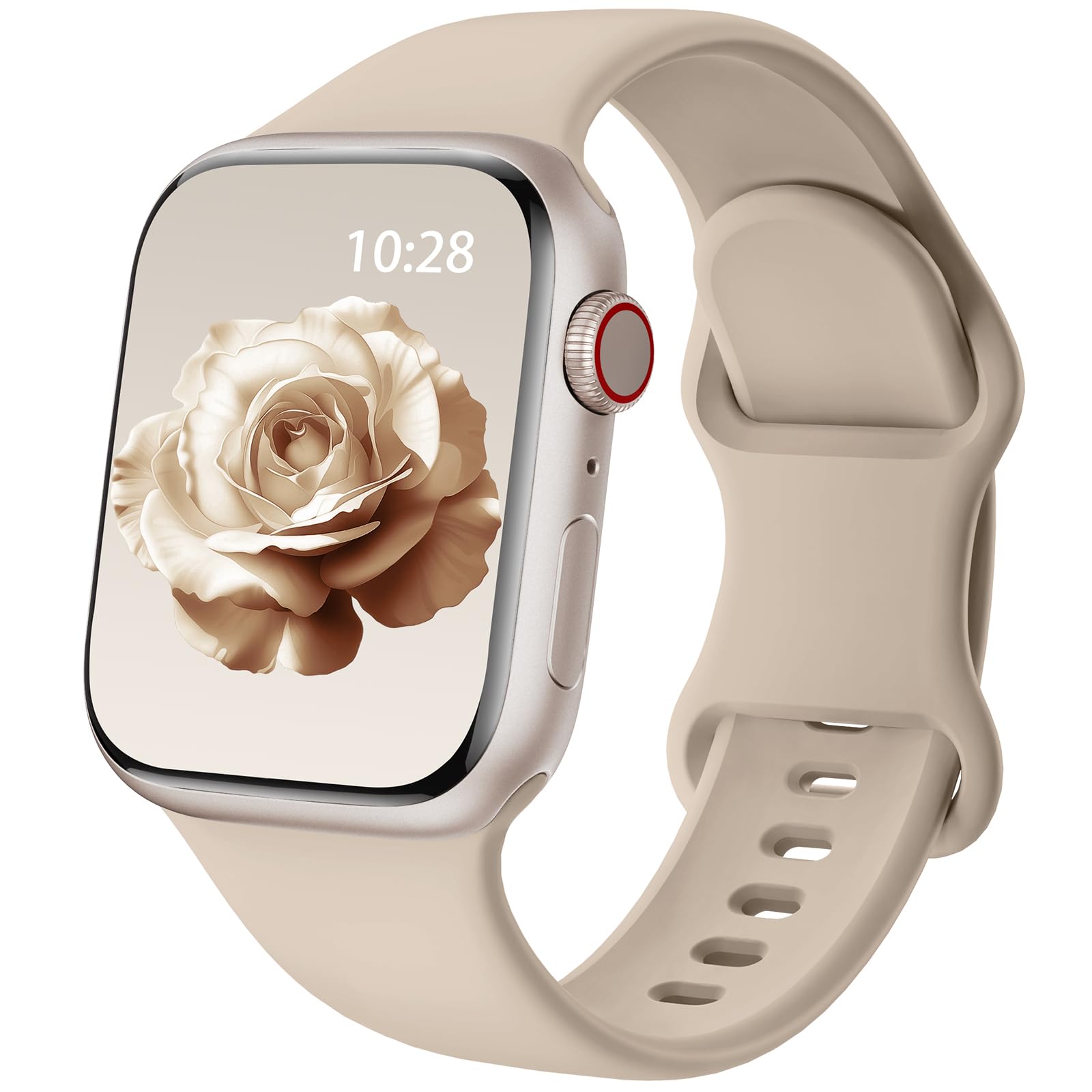Patented Upgraded Silicone Strap Compatible with Apple Watch Straps 38mm 40mm 41mm 42mm(Series 10) for Women Men,Soft and Breathable Sport Watch Bands for iWatch Series 10 9 8 7 6 5 4 3 2 1 SE — view 21