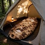 Sac de couchage en peluche pour les adultes, sac de couchage enveloppé de chat en peluche souple, Couverture chauffante pour le camping, Sleepovers, Maison à lounger, Intérieur repos extérieur