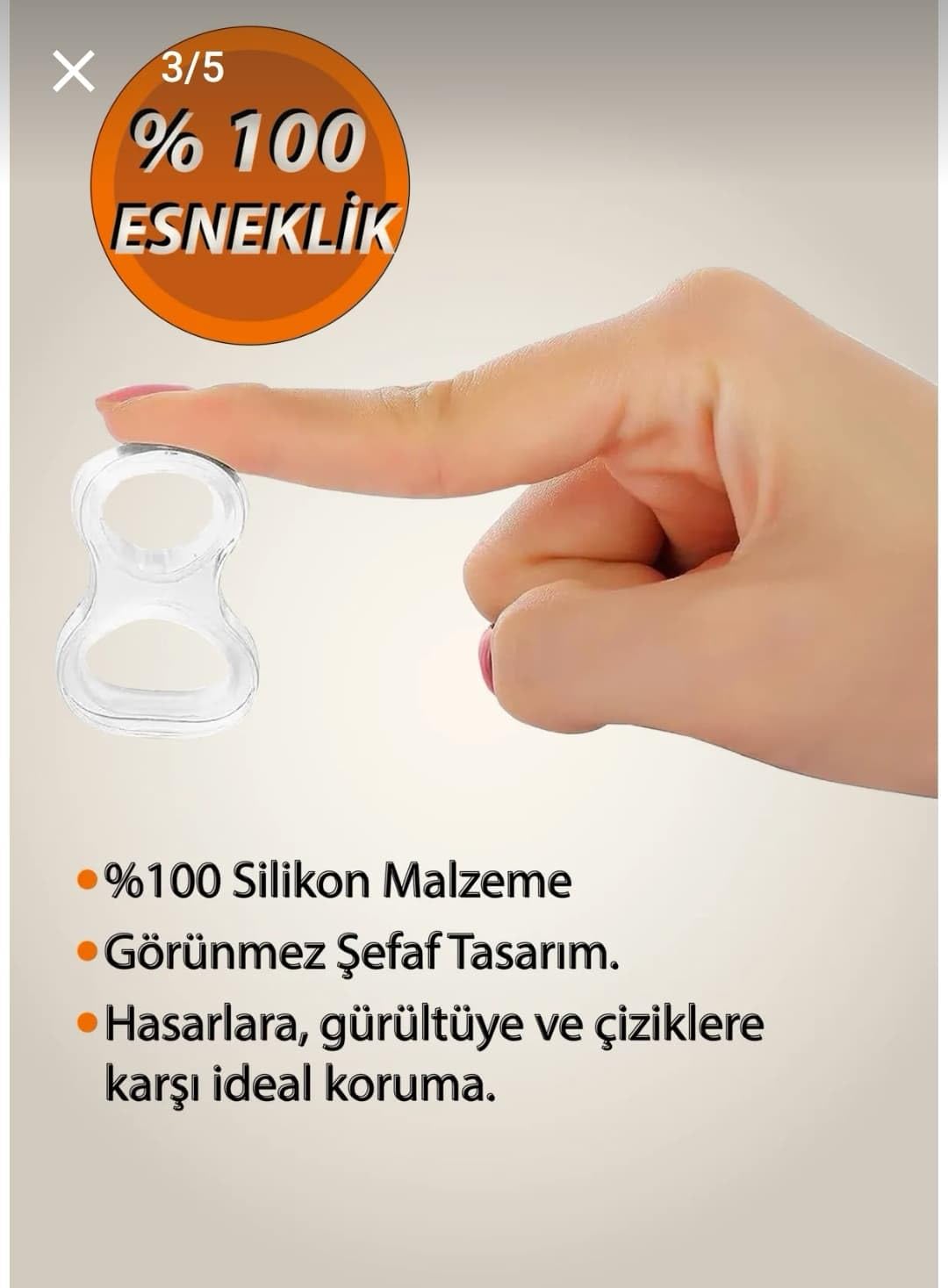 KTN Aksesuar Kapı Kolu Stoperi, Kapı Arkası Duvar Koruyucu Tampon, Silikon Durdurucu, Pencere Kolu Stoperi (6)