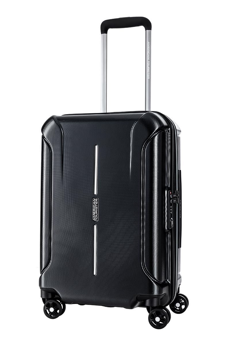 Technum Suitcase, Cabin Size, 4 Spinner Wheels, Hard Top, Polycarbonate, DuoSaf™ Security Zipper|Dual Tube Pull Handle|Expandable|TSA Lock - 3 Years International Warranty
