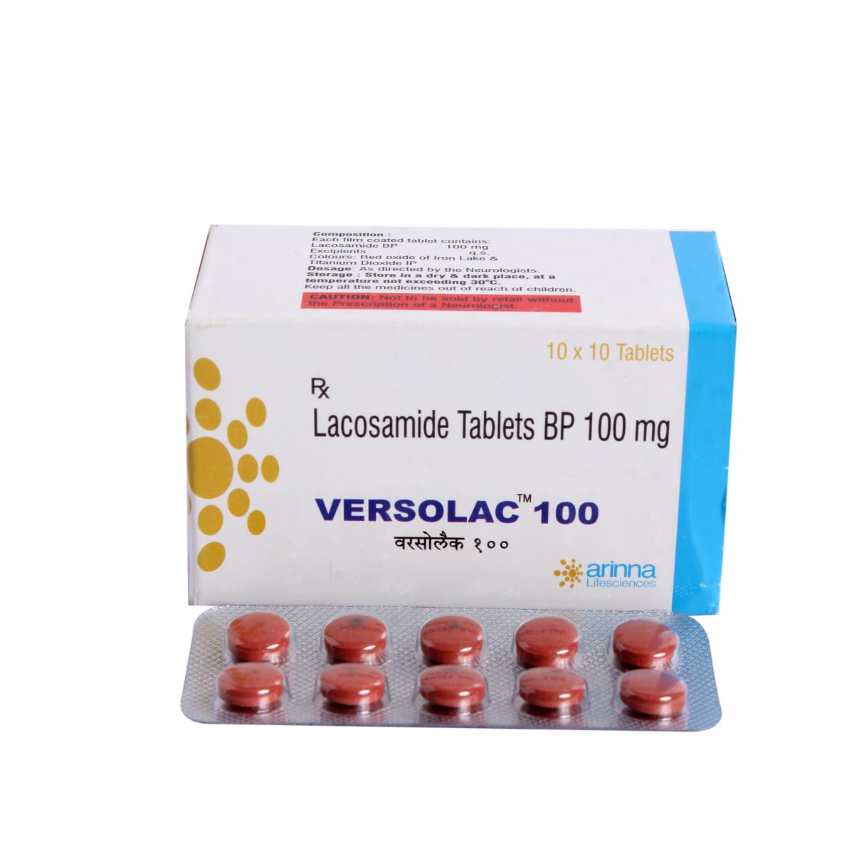 Versolac 100 -Strip of 10 Tablets