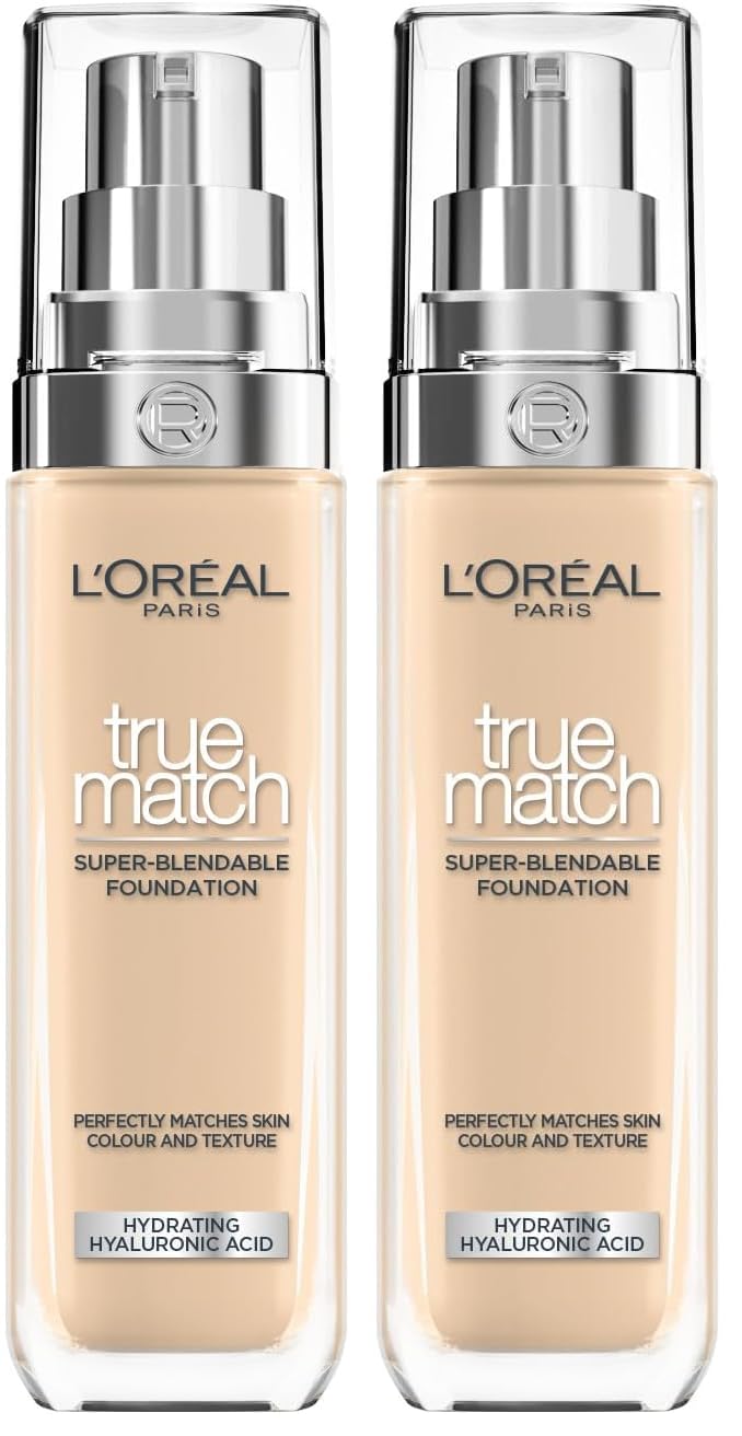 L'Oréal Paris True Match Bakım Yapan Fondöten - 2N Nötr Alt Ton (2 paketi)