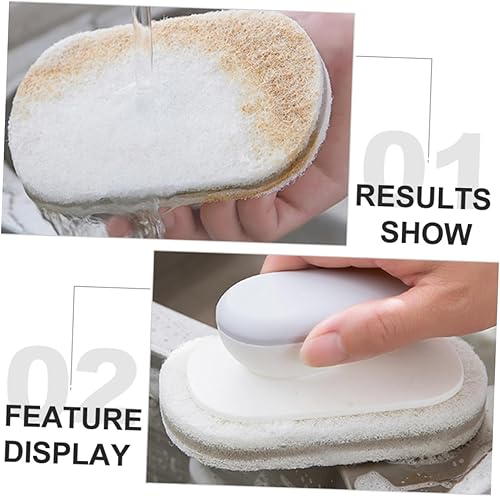 Miniatura 3 de Healifty Mango ergonómico Cepillo de encimera Cepillo de limpieza de cocina Accesorios de limpieza para el hogar