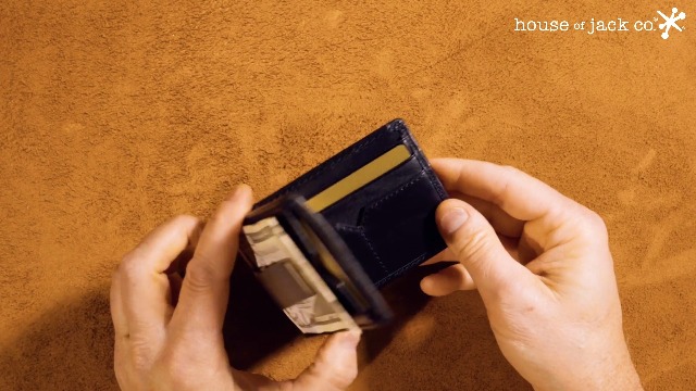 Amazon.com: House of Jack Co. Maverick Bifold Money Clip Wallet