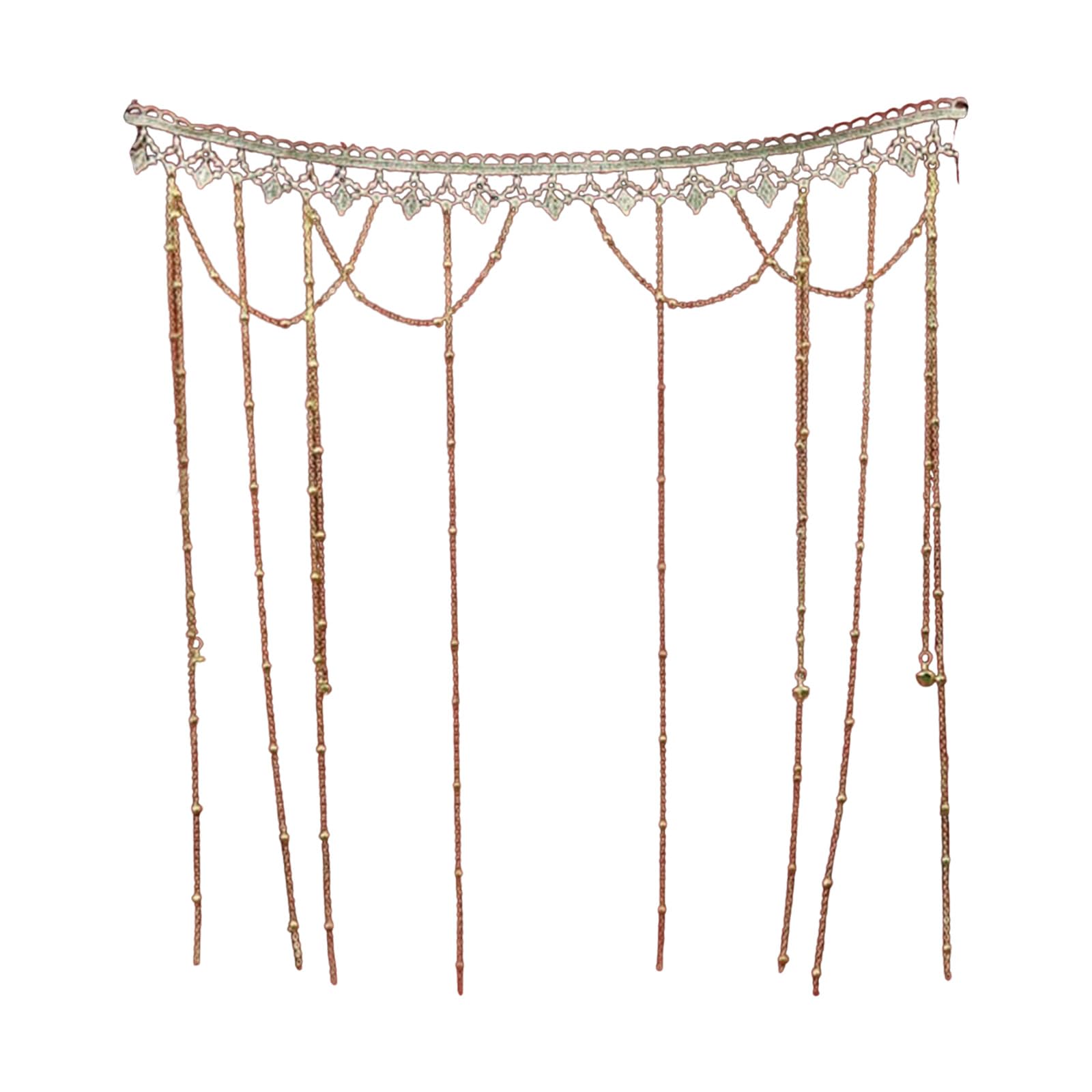 Ancient Face Curtain Face Jewelry Headbands Chinese Styles Hair Fringed Frontlet Hairband Women Forehead Decors Hair