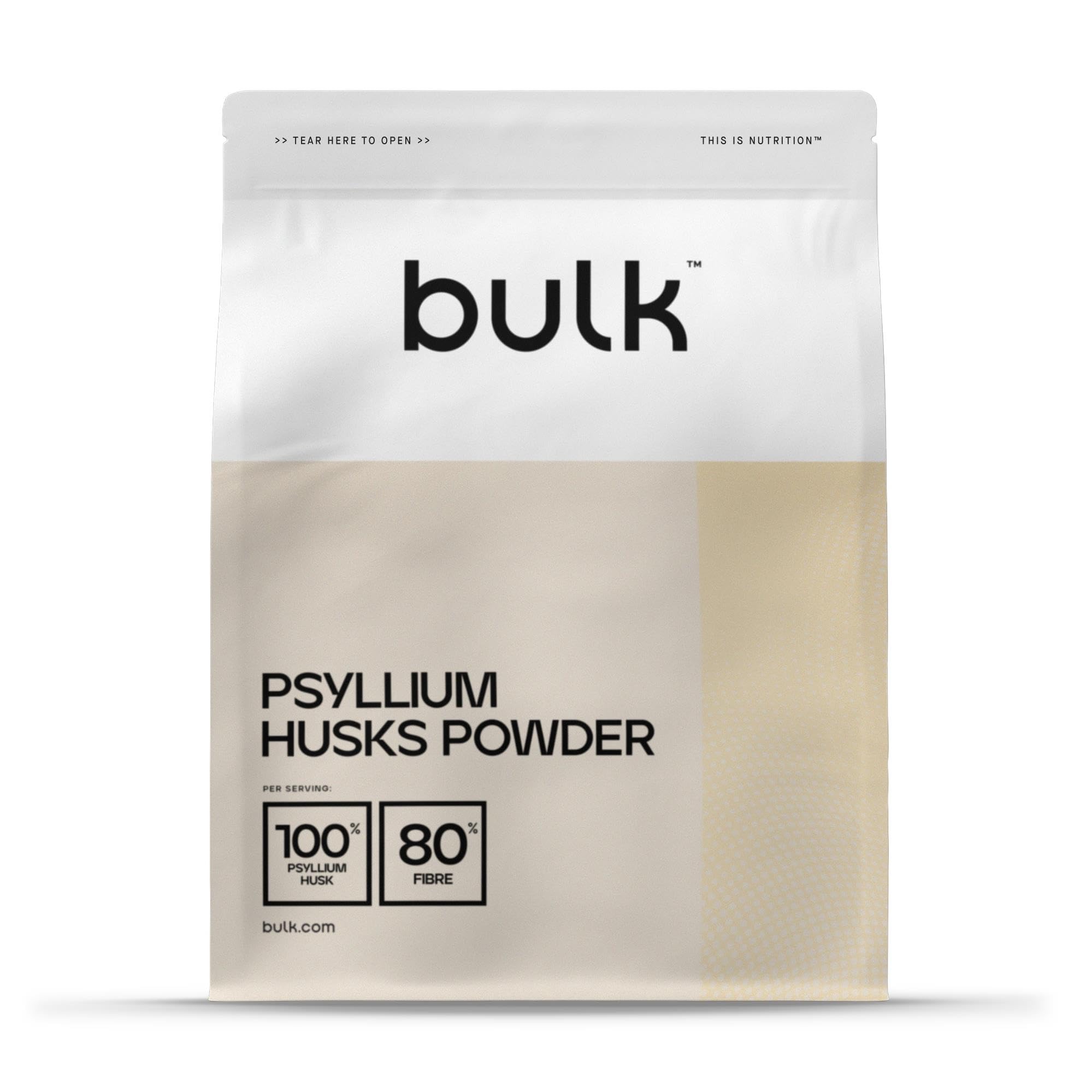 Bulk Pure Psyllium Husk Powder, High in Fibre, 500 g