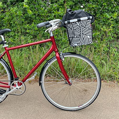 KLICKfix KF880TS Unisex – Erwachsene Twist Fahrradkorb, Silber, Uni