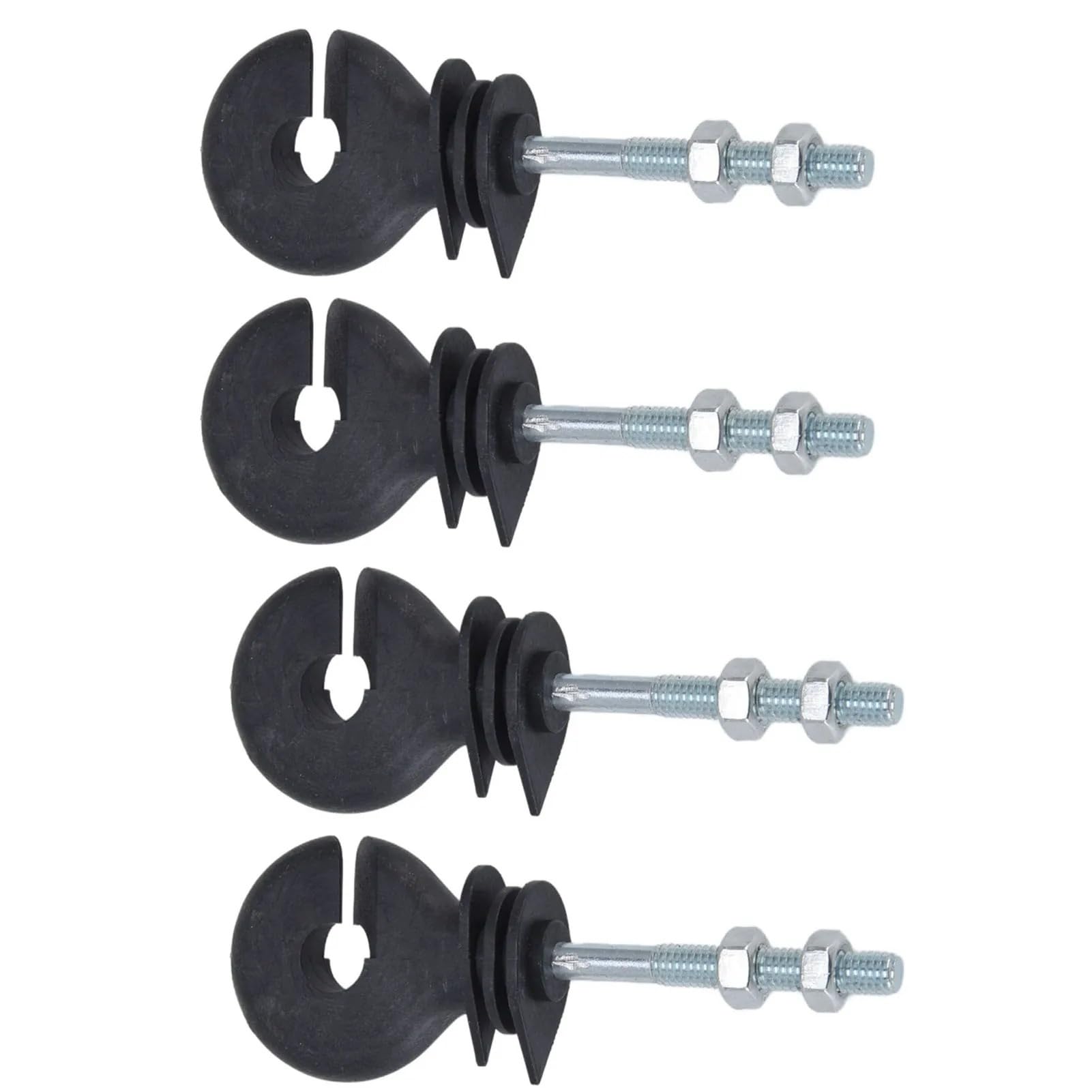 Isolatori Per Recinto Elettrico 50 pezzi M6 filettati for recinzione elettronica chiodi isolanti isolante elettrico vite for zootecnia
