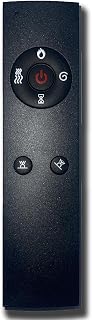 Recessed and Wall Mounted Electric Fireplace Replacement Remote Control Compatible with R.W.Flame Fireplace