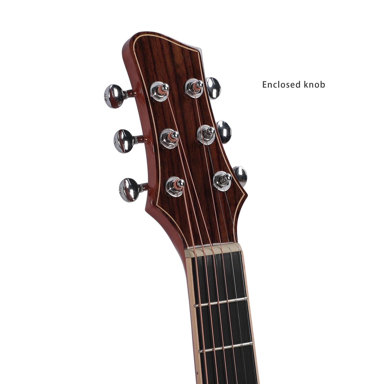 Folk Guitar Acoustic Guitar Irin 3670 36 Cal Drewniany Instrument dla Początkujących Dorosłych Dzieci, Maureta świerkowy z Tunerem Torebki (Nature Wood Kolor)