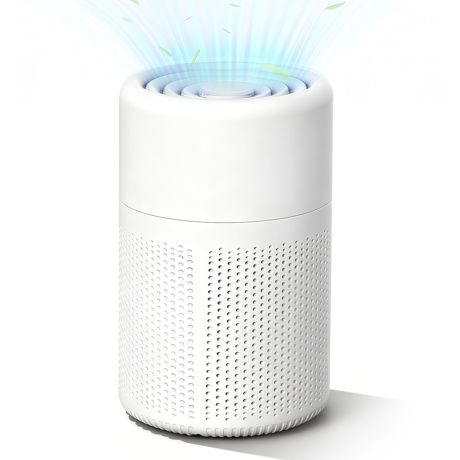 Purificatore d’Aria USB Portatile con Filtro H13 HEPA,Air Cleaner con Doppia Filtrazione Ionica, Silenzioso a Basso Consumo, Design Compatto per Ufficio, Auto,Rimuove Polline Fumo Peli di Animali