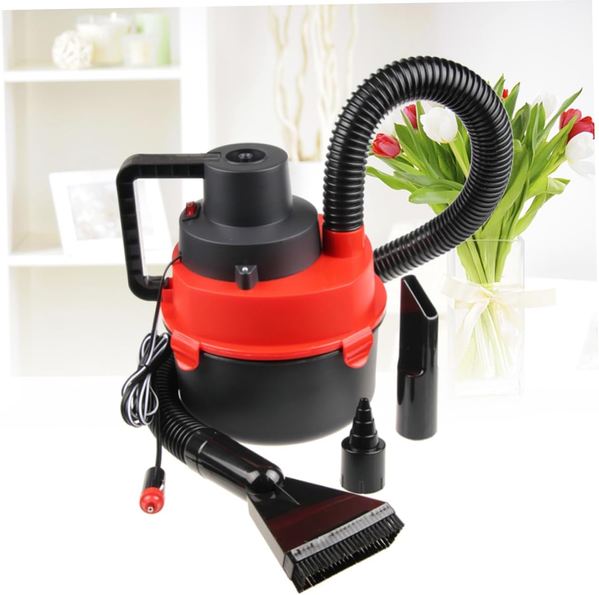 12v Portable Auto High Power Wet Dry Vacuum Cleaner Flashlight for Car photo 8