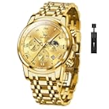 Watch Men, Classic Men's Dress Watches Waterproof Stainless Steel Watch for Men Easy to Read Casual Large Face Relojes para Hombres Men's Analog Wristwatches Mens Luxury Watches