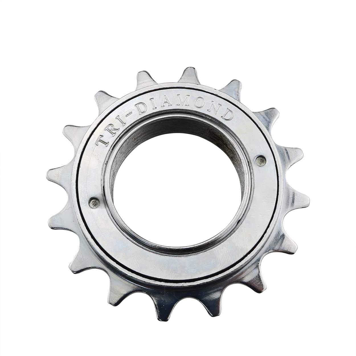 Ruiwaer Single Speed Freewheel One-Speed Cycling Replacement Accessory Bicycle Flywheel 16T Bicycle Flywheel, Silver