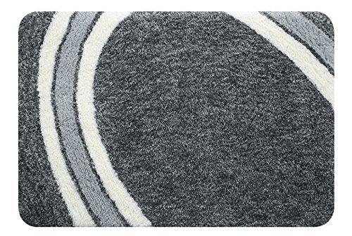 Spirella Badematte | kuscheliger Hochflor | Rutschfester Badvorleger | viele Größen | waschbar...