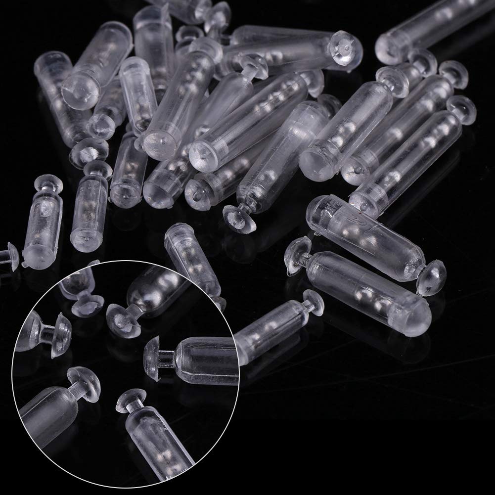 Lot De 30 Leurres Transparents Avec Hochets Métalliques - Appâts De Pêche S M L Pour Eau Douce Et Salée