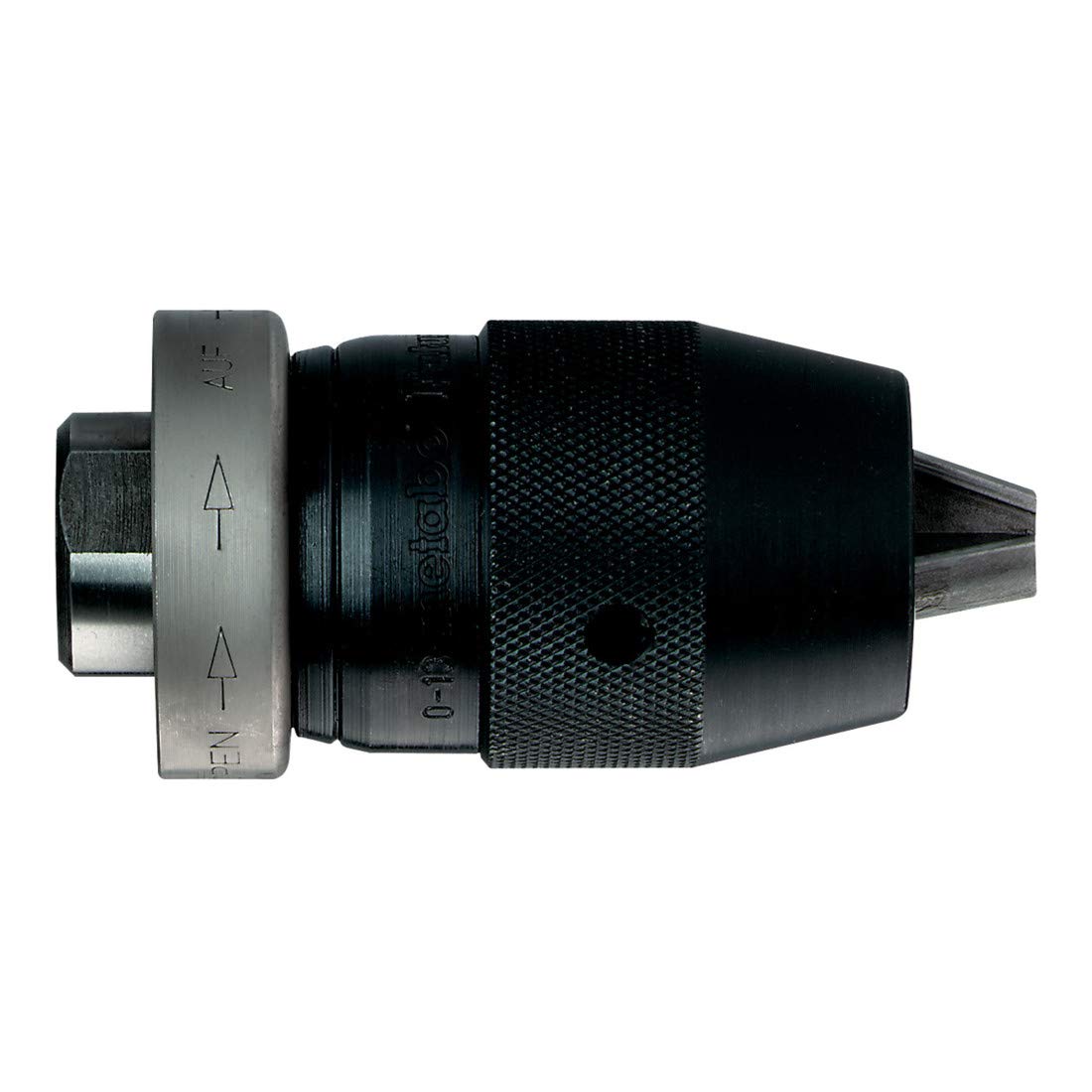 Metabo 636217000 uchwyt szybkomocujący Futuro Top 10 mm, B 12, czarny