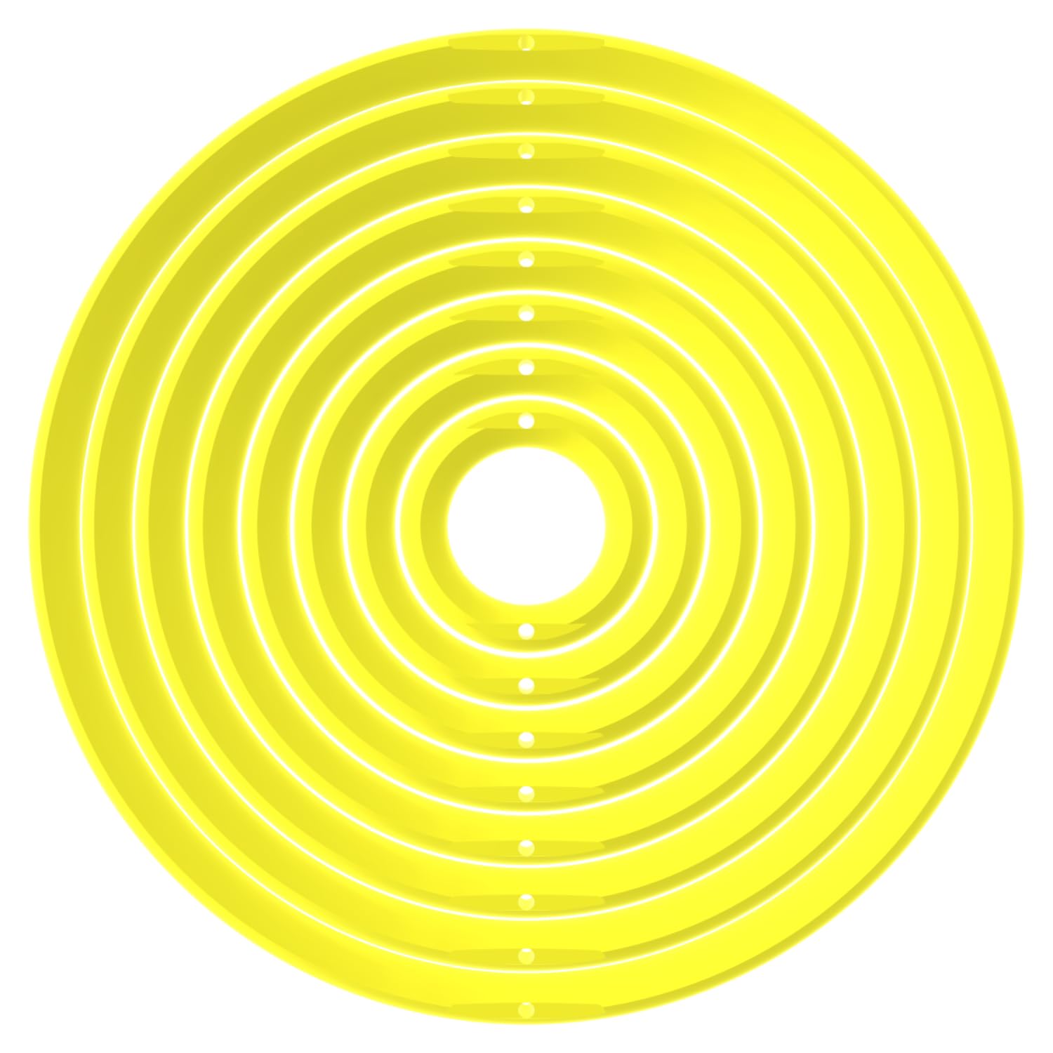 Print It Uk Dart Practice Rings – 8 Precision Training Rings with Ultimate Darts Improvement Kit, Includes 5 Bonus Games for Accuracy and Skill Development (Yellow)
