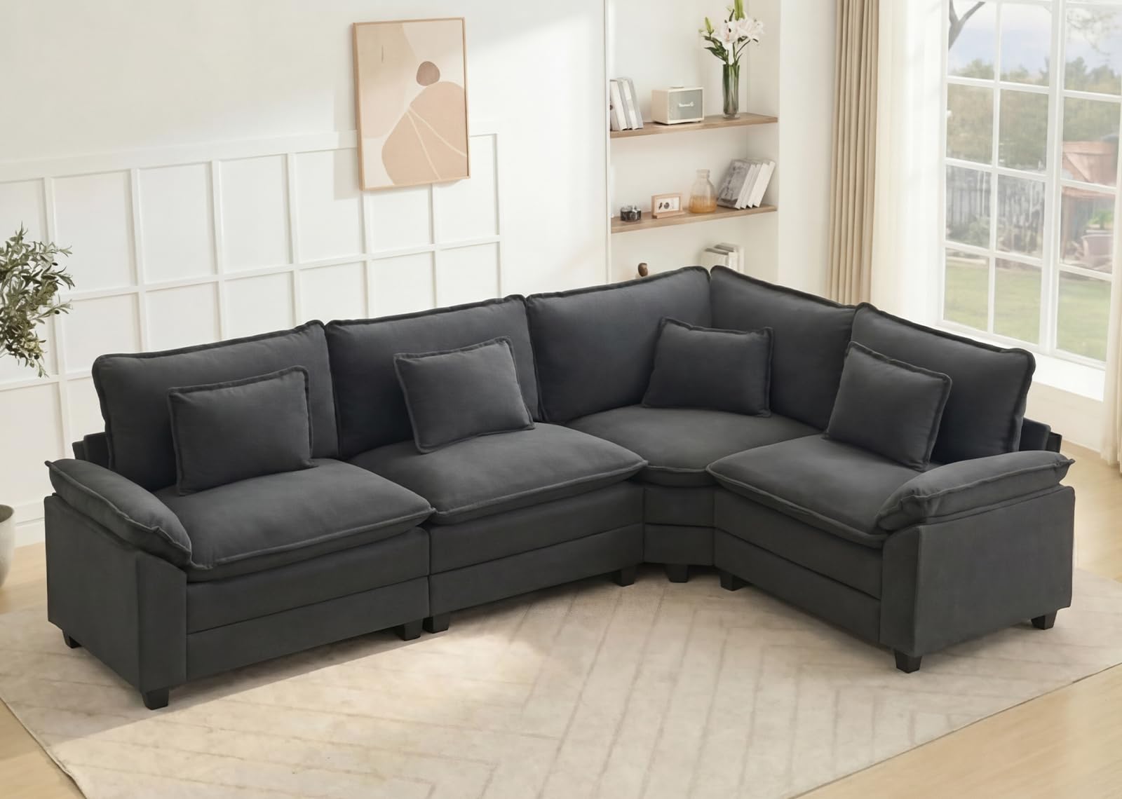 BIAOZHIKE Oversized Modular Sectional Sofa