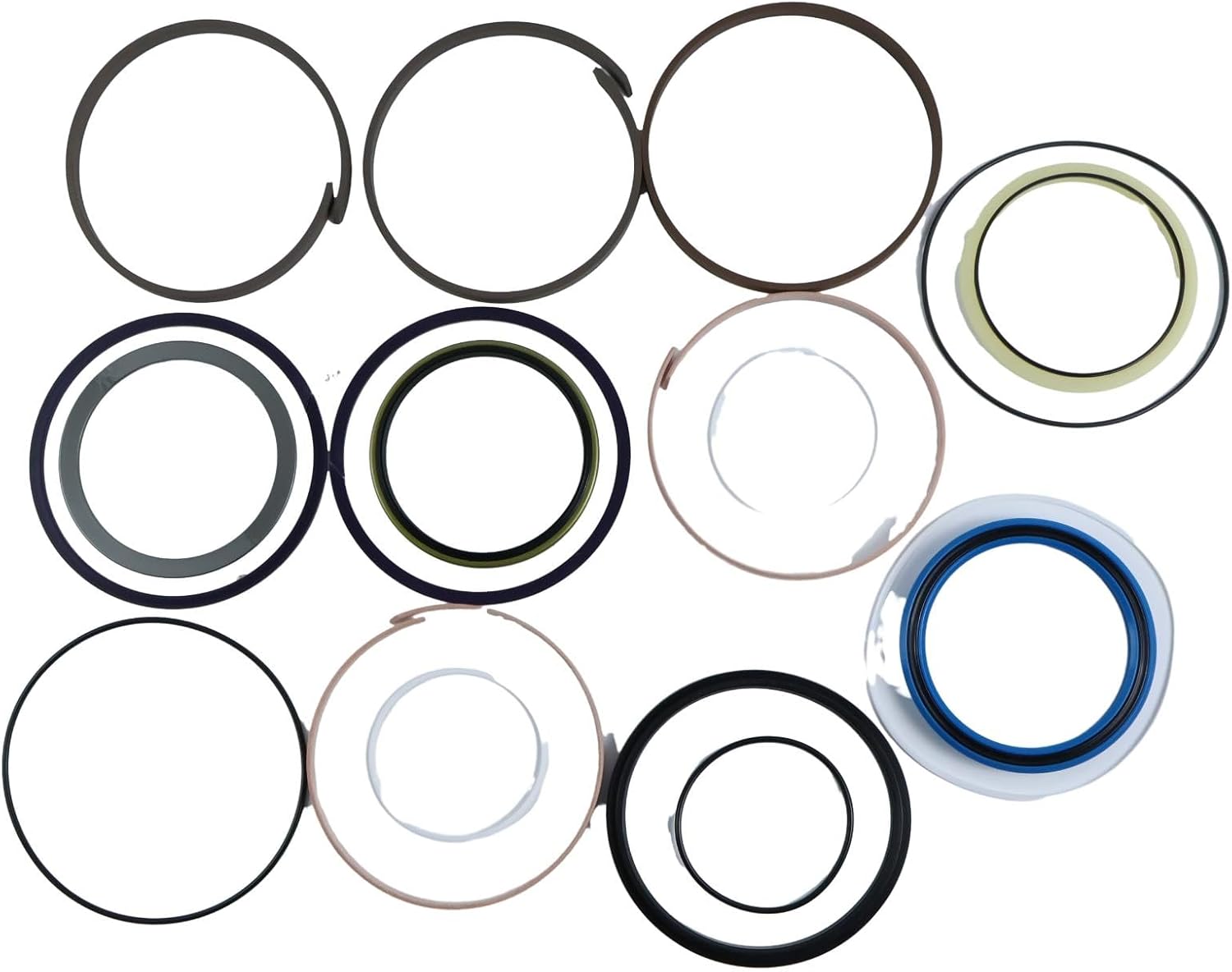 Bucket Cylinder Seal Kit 2440-9281AKT 24409281AKT Compatible with Komatsu Doosan Daewoo Excavator DH320-5 DH330-5 DH360LC-5 Solar 330LC-V 340LC-V 340LC-7 Replaces 401107-00336A