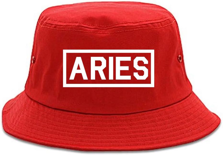 Kings Of NY Aries Horoscope Sign Mens Bucket Hat Cap image 2