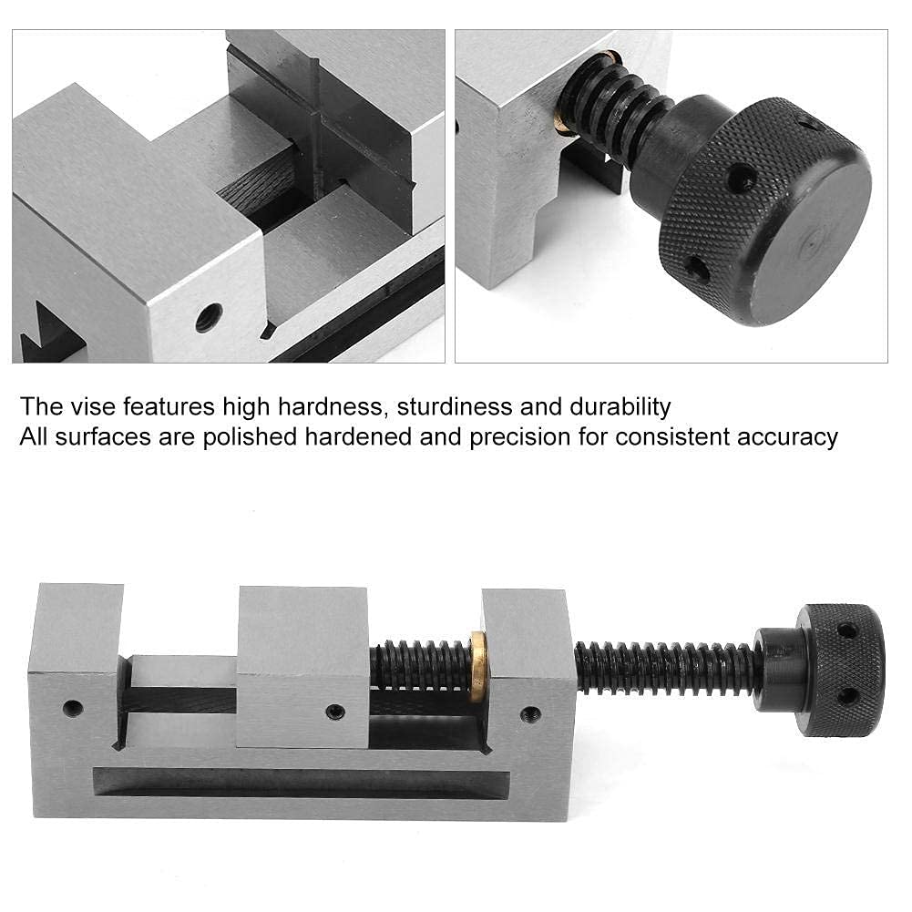 QGG50 20CrMnTi máquina de tornillo de banco de alta precisión amoladora CNC herramienta de tornillo de banco con abrazadera máxima de 65 mm para fresado de superficies