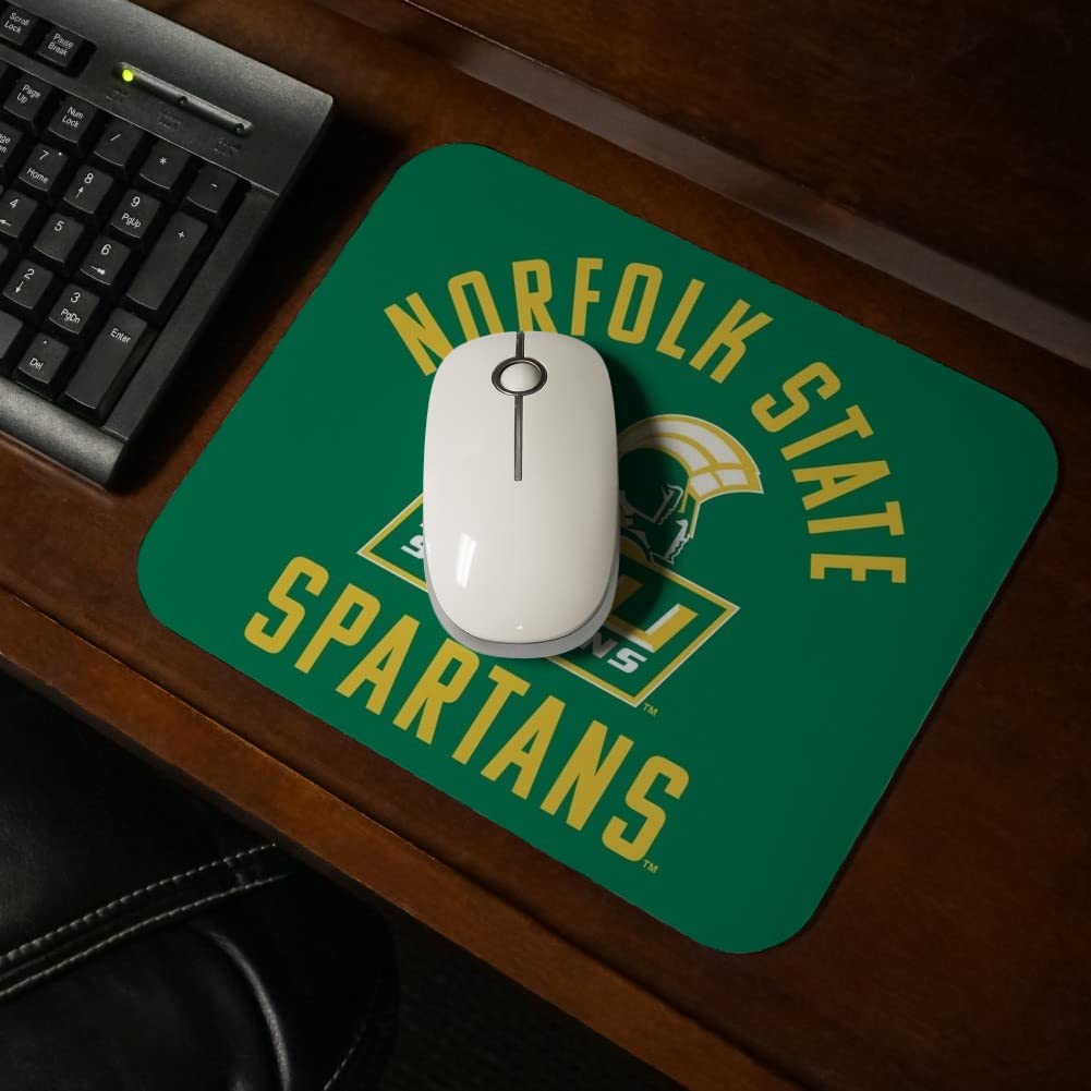 Norfolk State University Spartans Logo Low Profile Thin Mouse Pad Mousepad