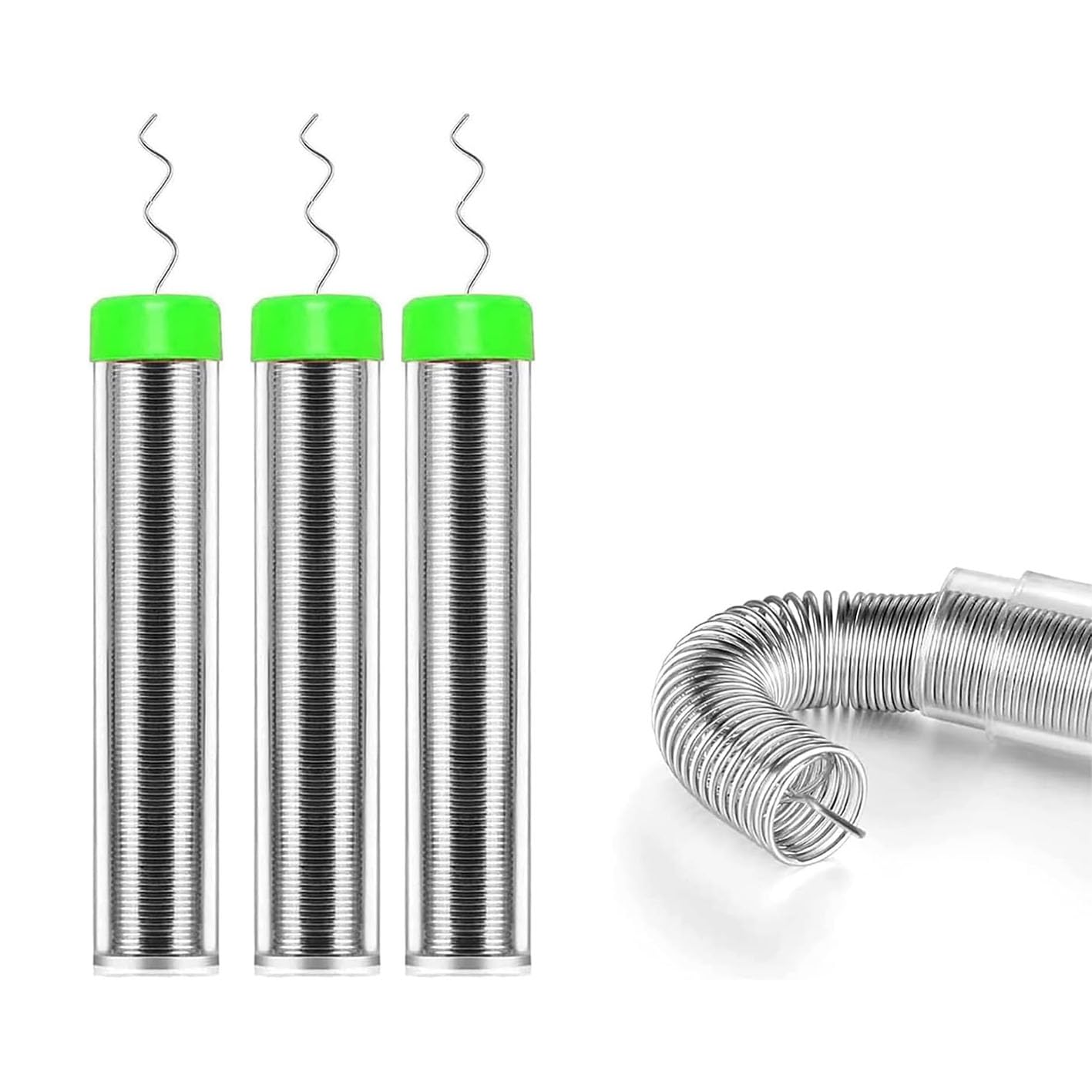 3 Stücke Lötzinn 0.8mm, Lötzinn Bleifrei mit Kolophonium kern, Lötzinn mit Flussmittel 5g, Solder Wire, Lötdraht für die Reparatur und den Heimwerker von Elektronischen Elektrischen Lötkomponenten