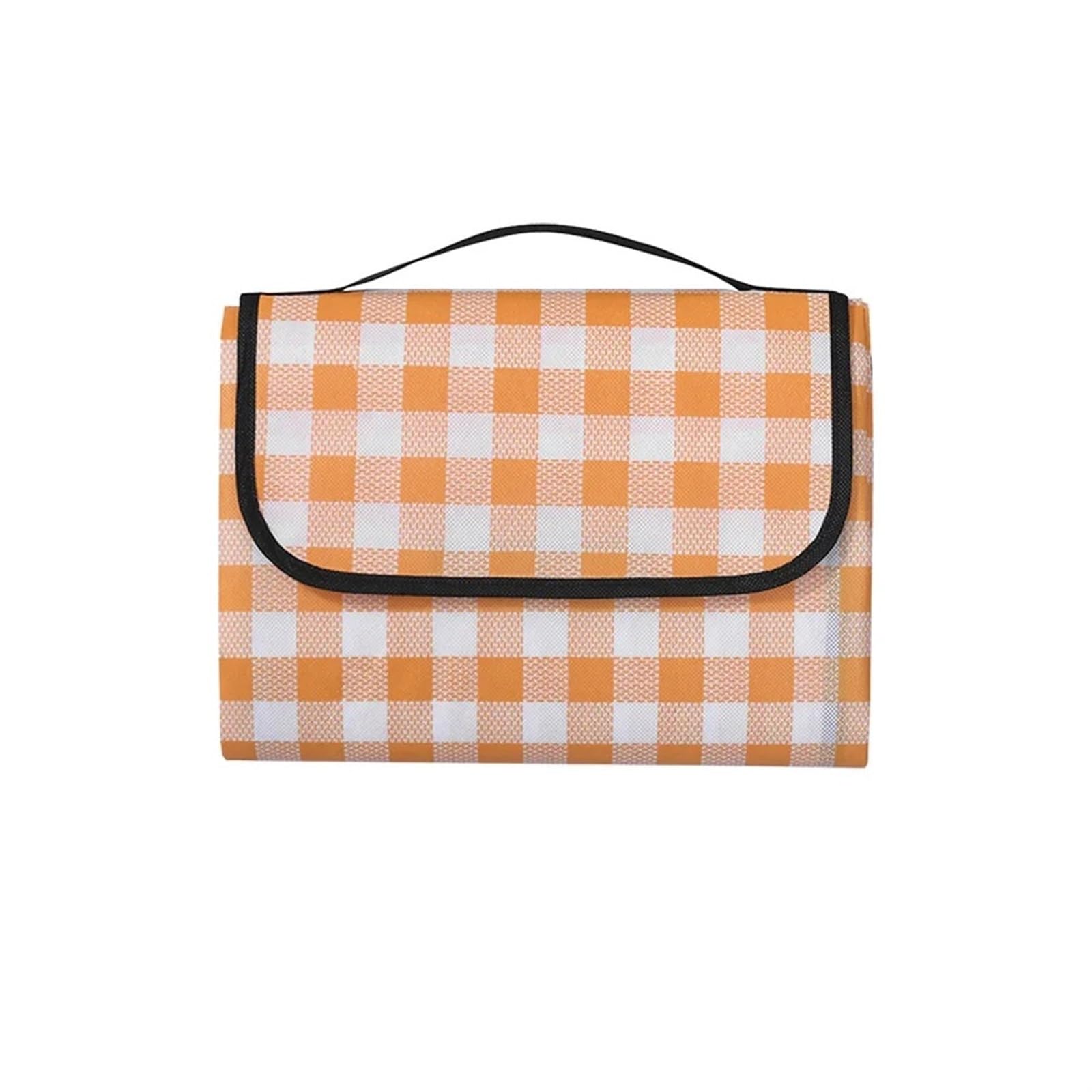 Mantas de picnic impermeables de 180x200cm en color amarillo para barbacoas en familia