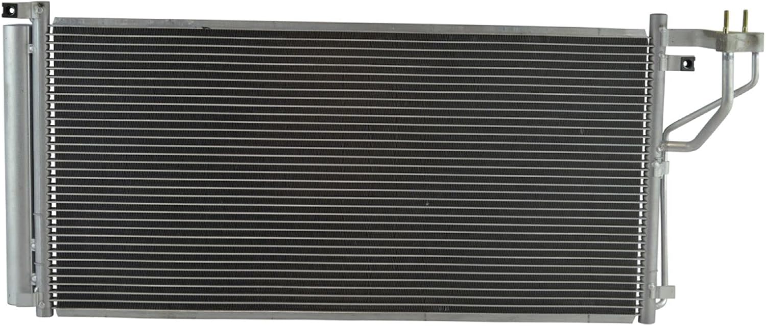 A/C Condenser and Receiver Drier Assembly Compatible with 2006-2010 Hyundai Sonata 2006-2011 Azera 2006 Kia Optima US Market 5th Vin Digit E 2007-2010 Optima 2007-2010 Magentis