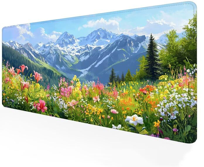 Grand tapis de souris de 1200x400 aux bords cousus durables et confortables