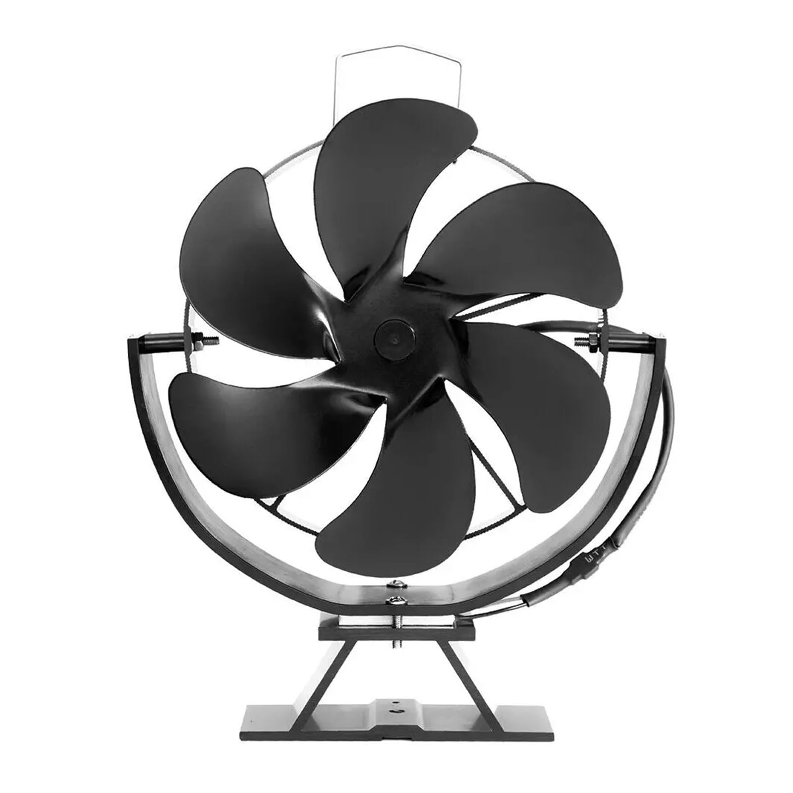 Ventilatori Per Stufe A Legna Ventilatore For Stufa Alimentato A Calore A 6 Pale Ventilatore For Camino Rotante A 360 Gradi Bruciatore A Legna For Legna Ventilatore Ecologico Ventola For Stufa A Distr