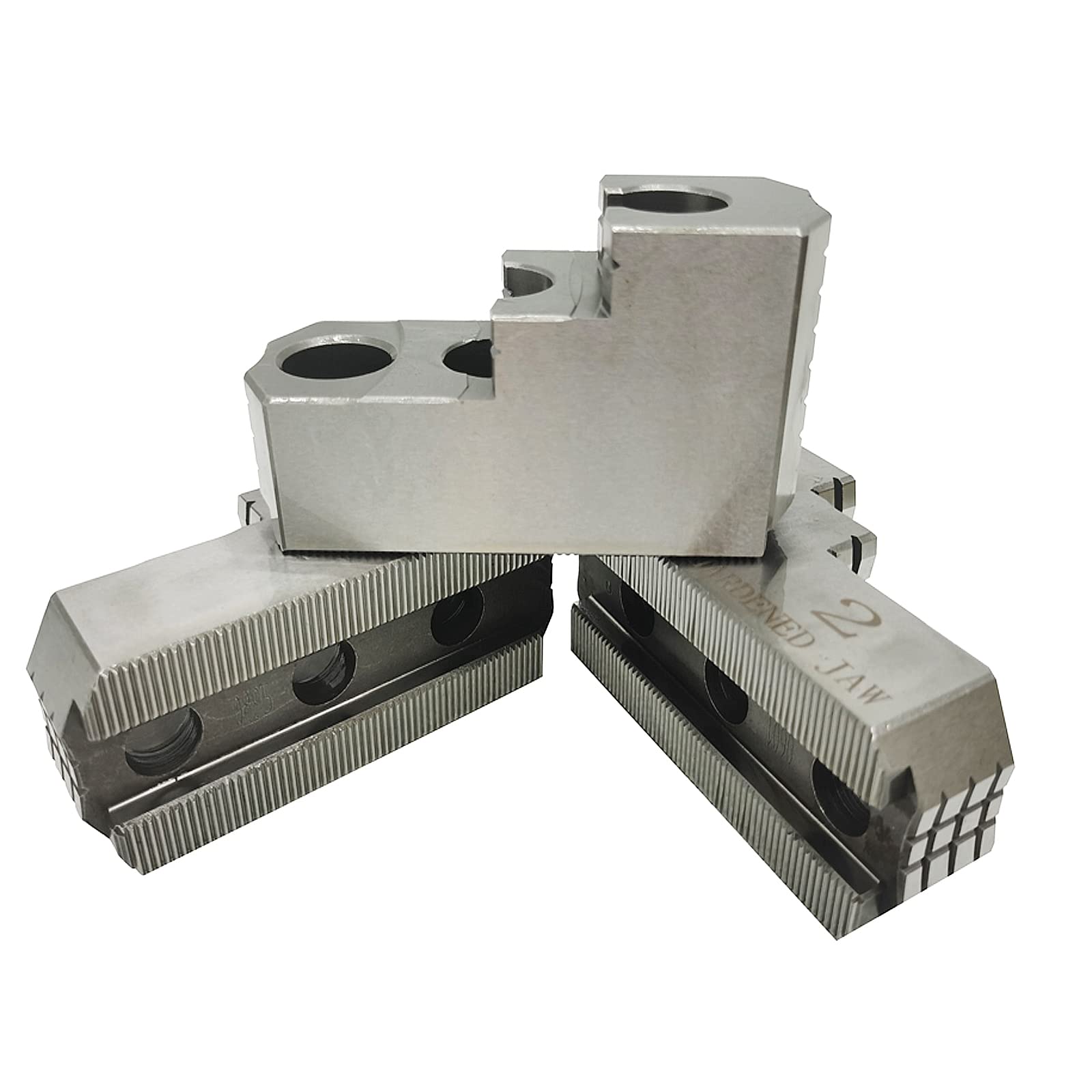 LGXEnzhuo 3 Pcs Hard Chuck Jaw Sets, 12