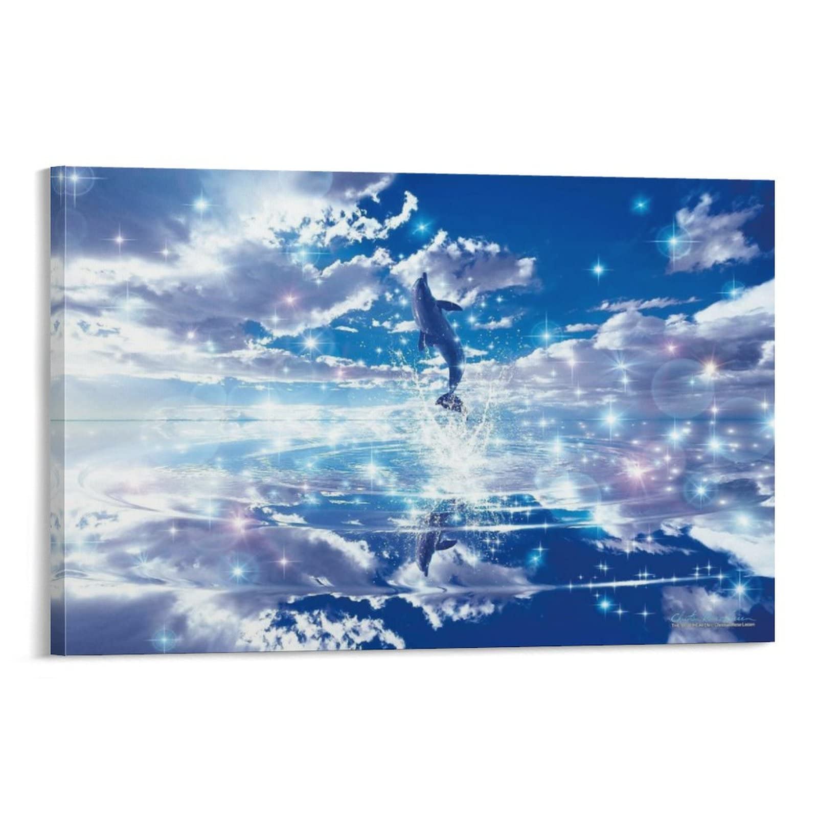Amazon.co.jp: ラッセン ブルアートパネル 油絵 ポスター 人気