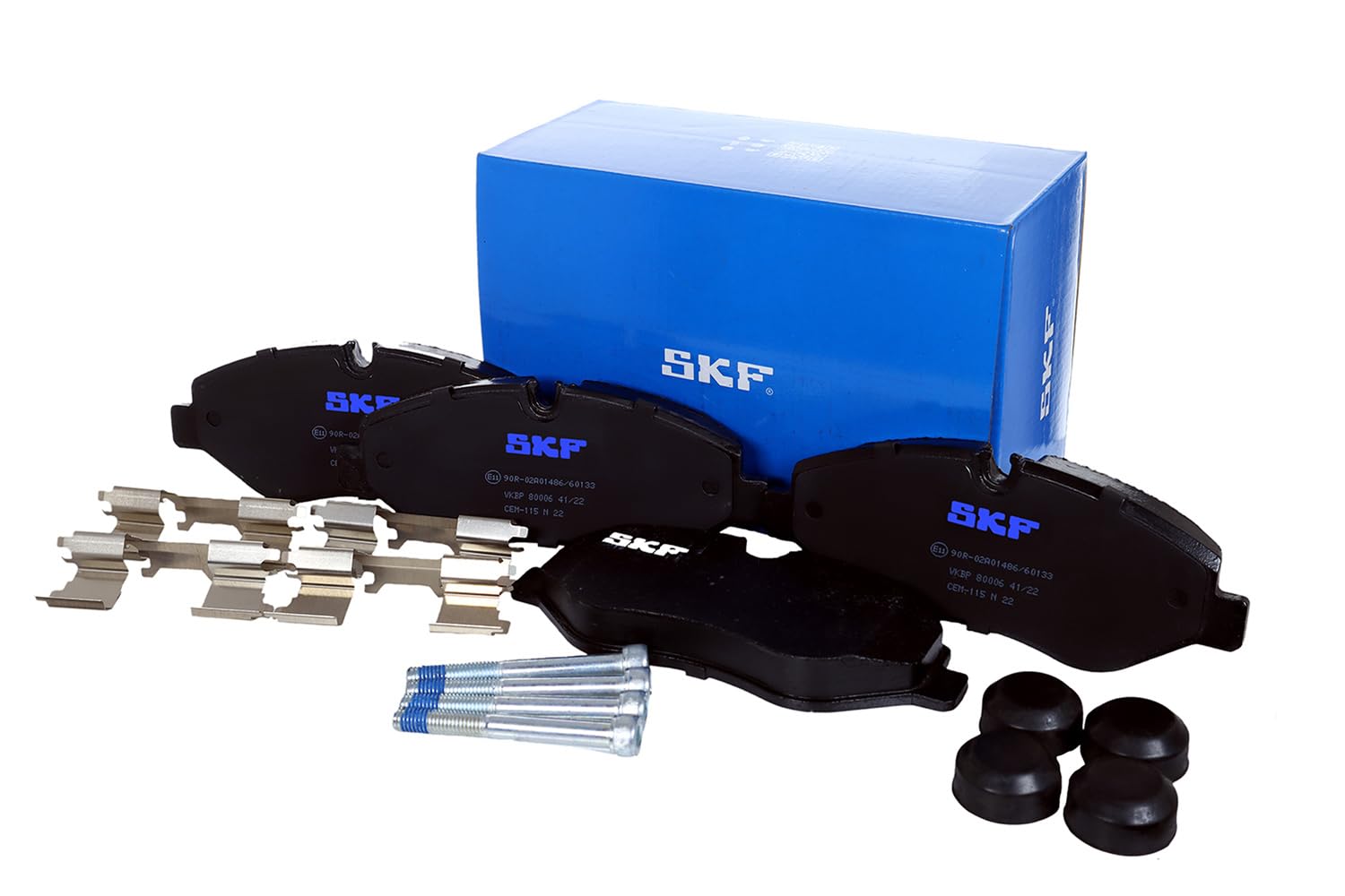 Skf Vkbp 80006 Kit Pastiglie Freno, Freno A Disco-image