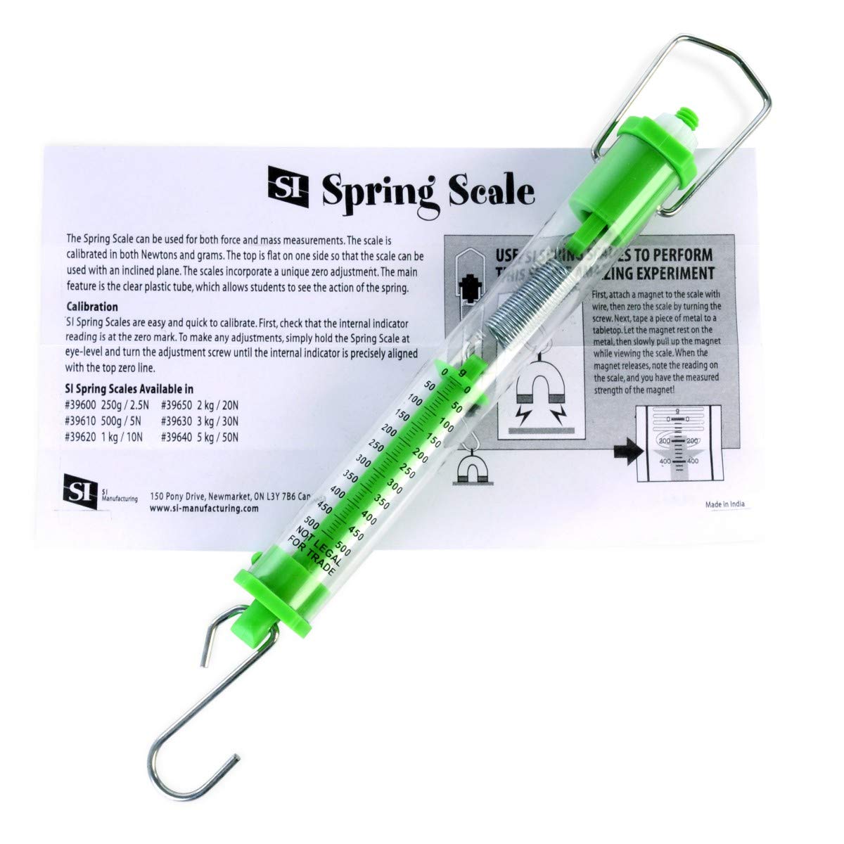 Spring Scale Reading