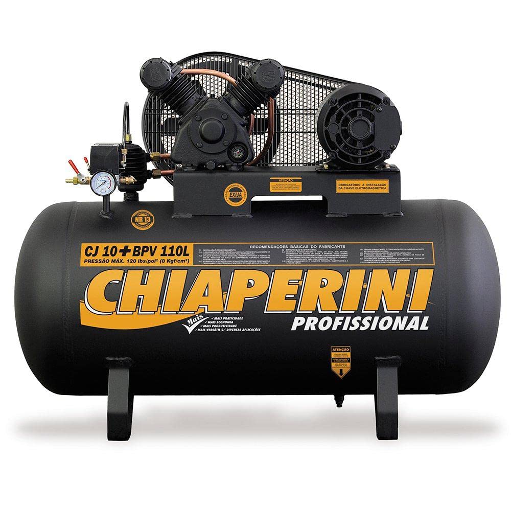 Compressor de Ar B.pressão Tri 2hp 110l 000643 Chiaperini