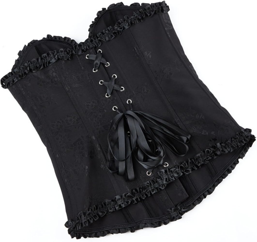 Xiaojmake Lace Bustier Corset Top for Women 2025 Knit