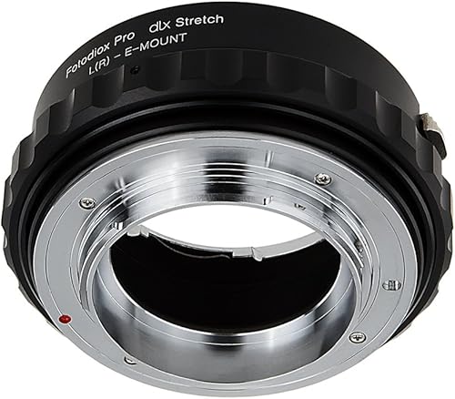 Miniatura 5 de Fotodiox DLX Stretch Lens Mount Adapter - Leica R SLR Lens a Sony Alpha E-Mount - Cuerpo de cámara sin espejo con enfoque macro helicoide y filtros