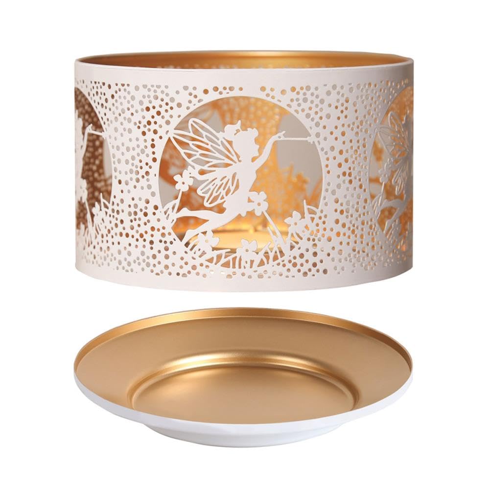 Aroma Accessories White/Gold Aroma Silhouette & Fairy Shade & Tray