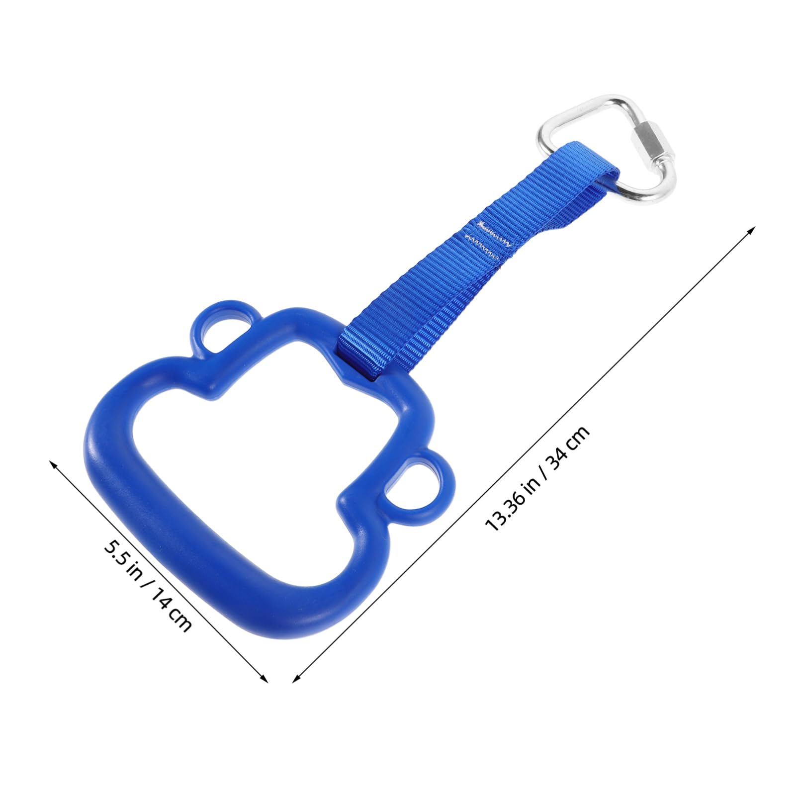 Hemoton Monkey Shaped Gymnastics Rings Durable Pull Up Equipment for Outdoor Climbing Fun for Home Play and Physical Fitness Development