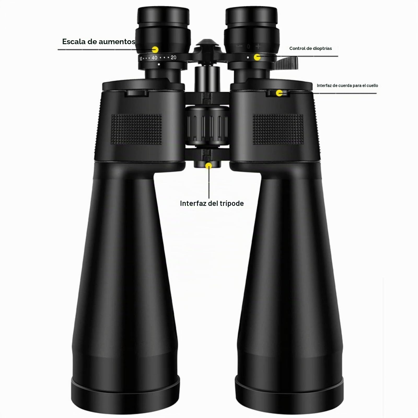 Prismáticos Borwolf 20-60x70 de alto aumento de largo alcance zoom 60 veces caza telescopio astronómico HD Professiona Zoom