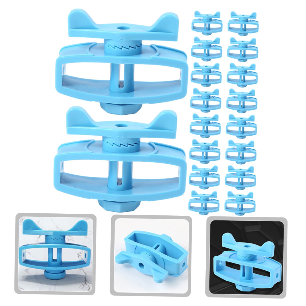 Tenditori Prestazione in Plastica Filo Elettrica per Recinzione All'usura Blu 24 Pezzi Resistenza Alta Accessori per Recinzione Elettrica Agricola