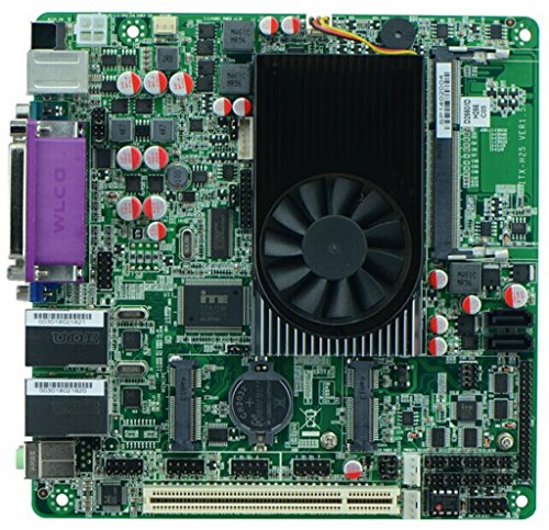 Mini ITX-H25-28 Intel Atom N2800 組み込み工業用マザーボード 6つのCOMマザーボードとLVDSメインボード付き
