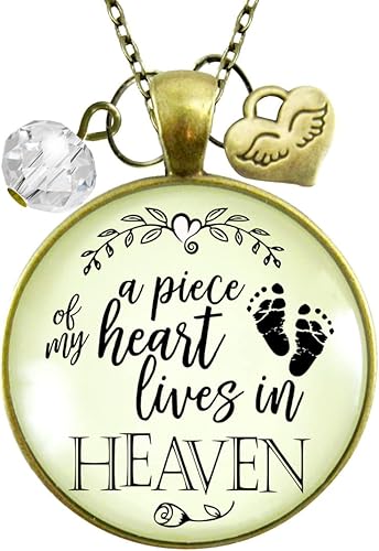Miniatura 9 de Miscarriage Necklace Hold You in Heart Baby Remembrance Jewelry Gift 24"
