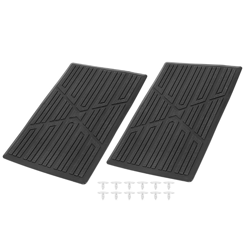 X AUTOHAUX Kit com 2 Placas de Borracha para Descanso do Pé e Pedal de Carro