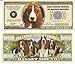 Basset Hound Dog $Million Dollar$ Novelty Bill Collectible